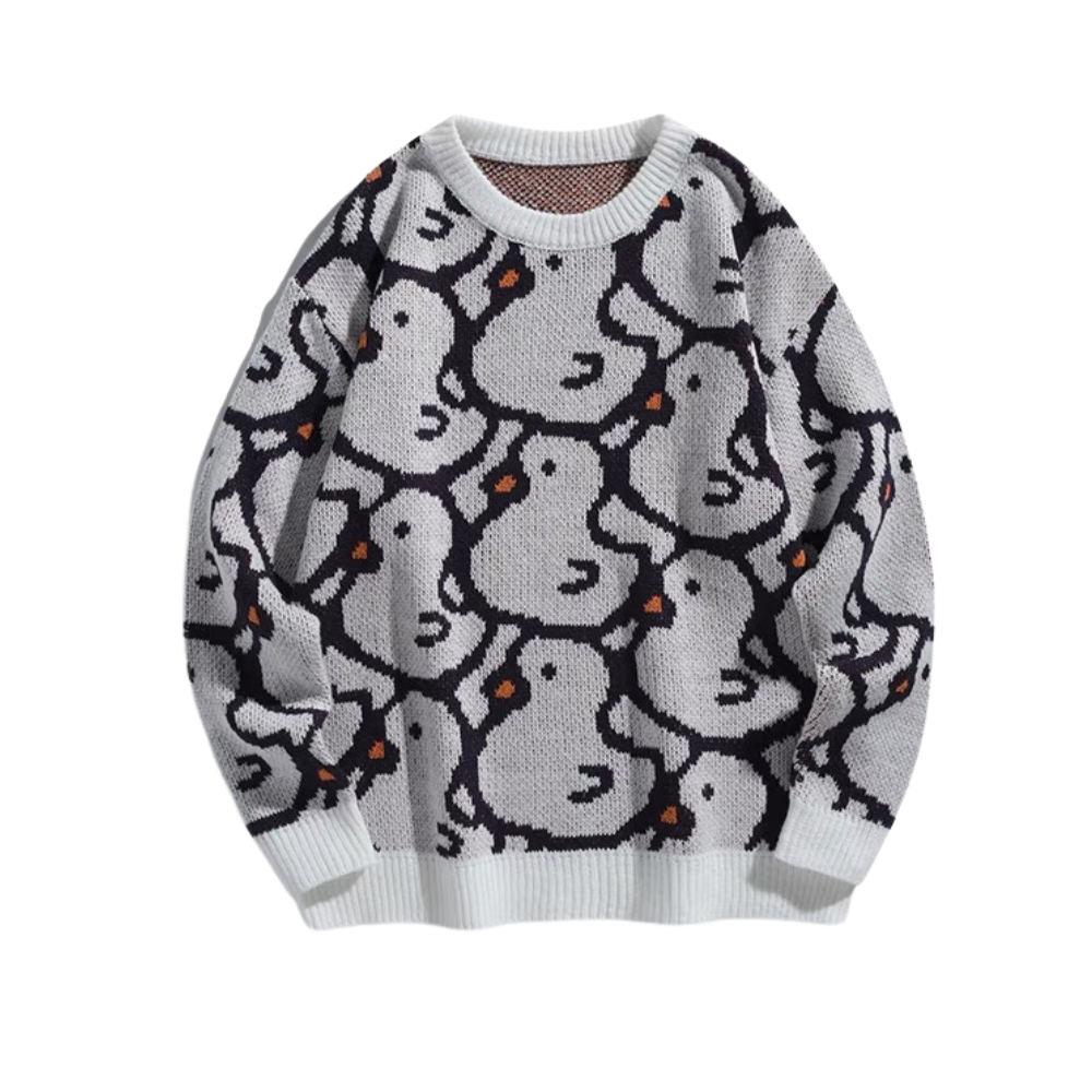 Suéter de pato y pato