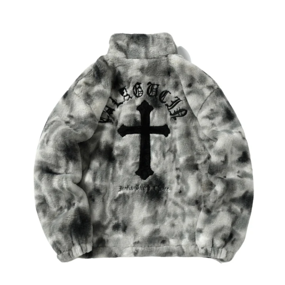 Abrigo con efecto tie dye de High Street