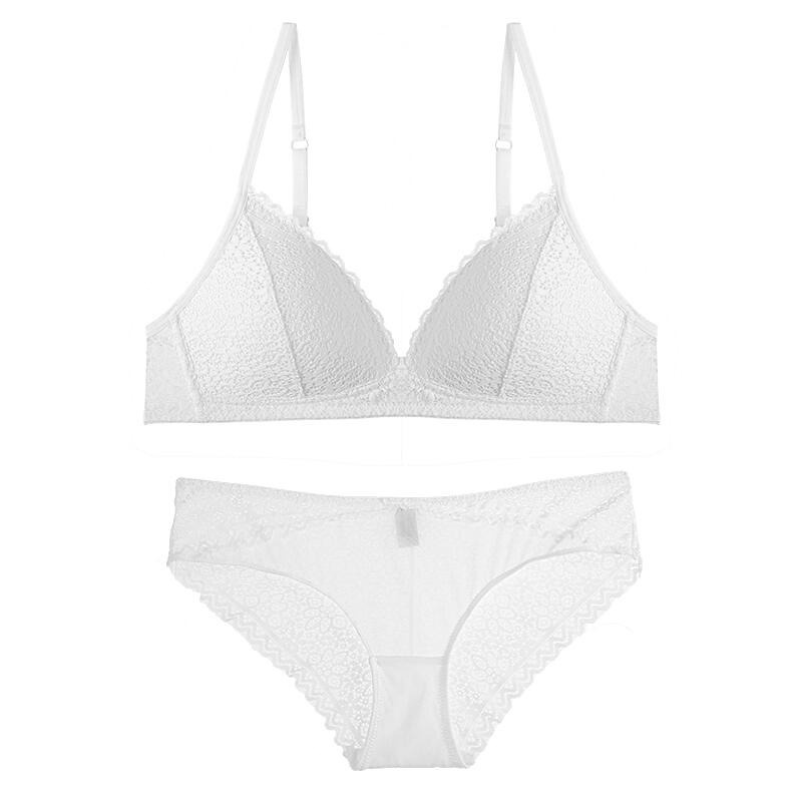 Ultra-Thin Cotton Bralette And Panty Set