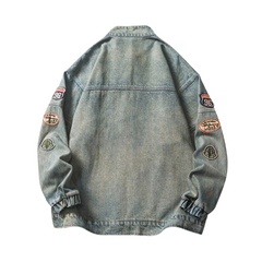 Chaqueta vaquera estilo hip hop
