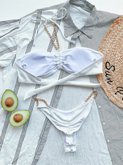 2-teiliges Bikini-Set mit Kette