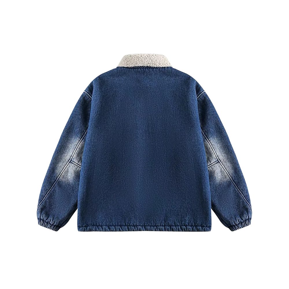 Warmer Jeansmantel