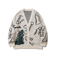 Süße Baby-Drachen-Strickjacke