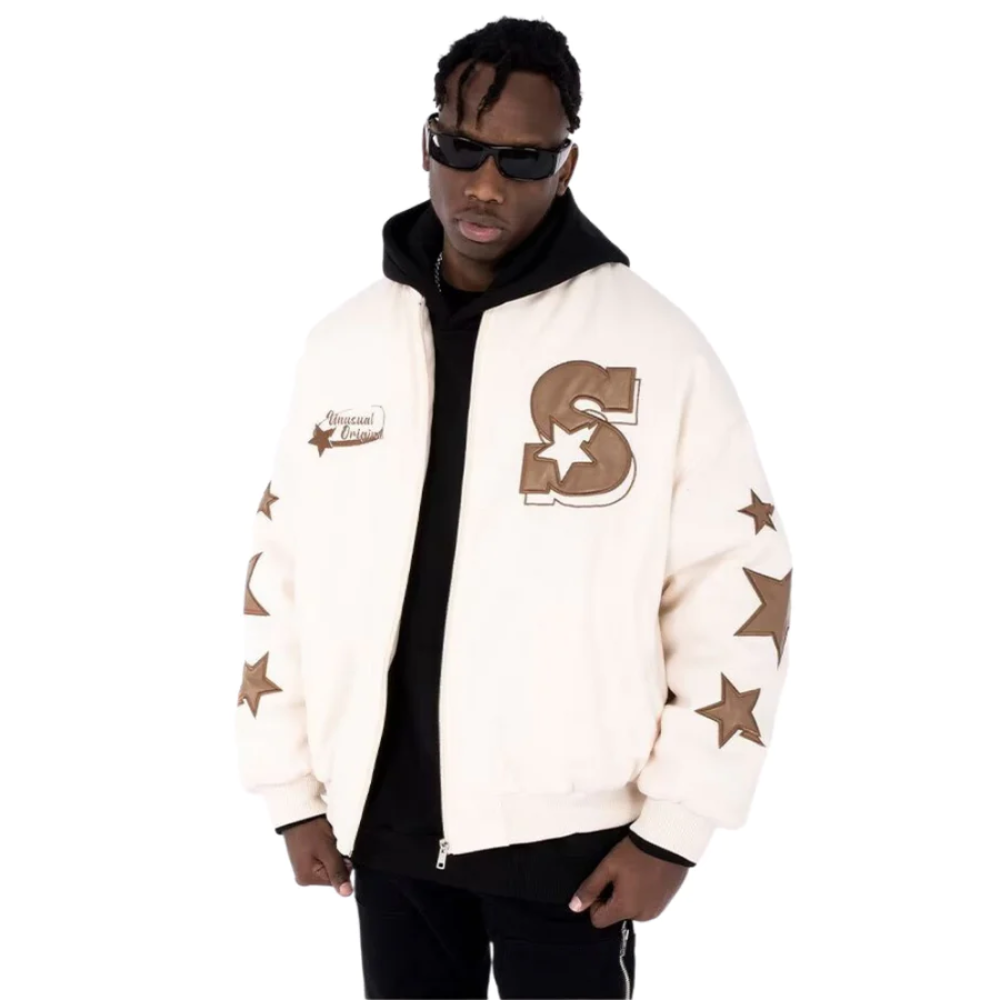 American Street Star Embroidery Jacket