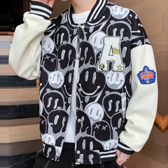 Chaqueta vintage del pequeño diablo sonriente