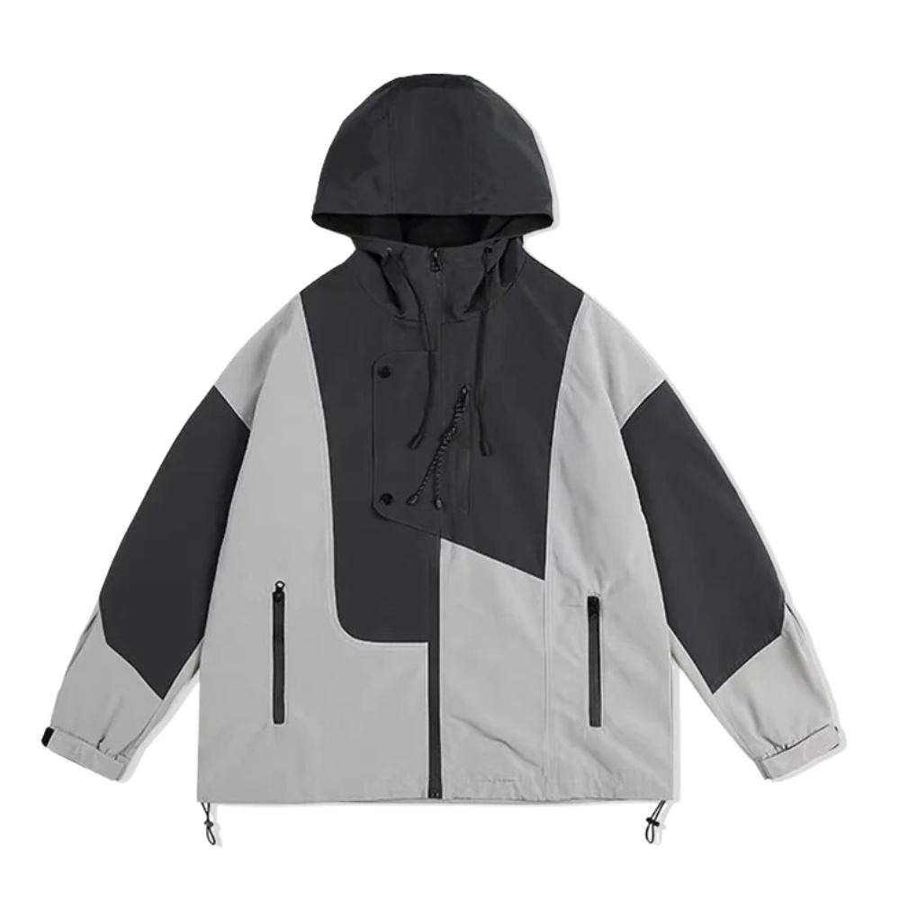 Chaqueta de exterior con contraste de color urbano