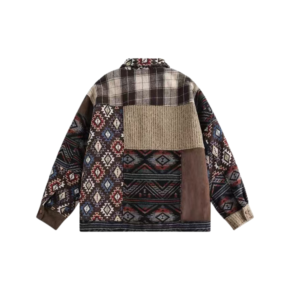 Chaqueta vintage con flores