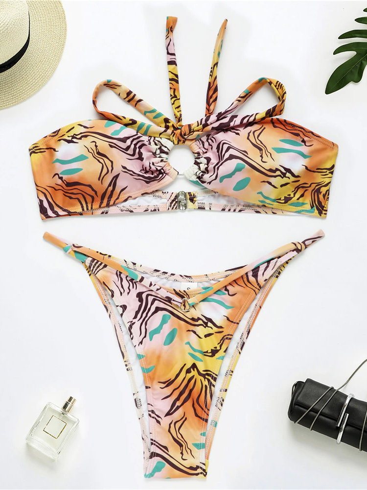 Ausgehöhlter Bikini für Damen