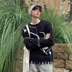 High Street Spider Star Jacquard Sweater