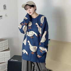 Urban Cute Duck Knit Sweater