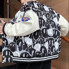 Chaqueta vintage del pequeño diablo sonriente