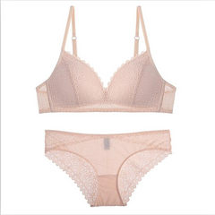 Ultra-Thin Cotton Bralette And Panty Set