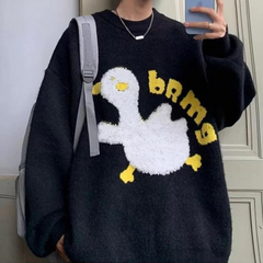 Süßer Pullover mit Ente