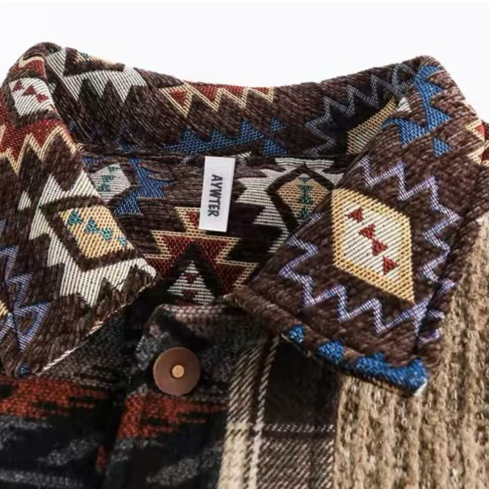 Chaqueta vintage con flores
