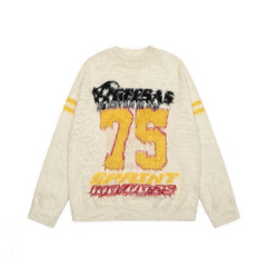 Retro trend college sports style"Sweater
