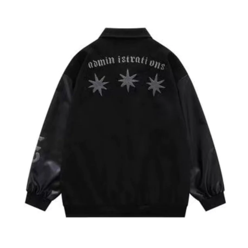 Chaqueta vintage con bordados de cruz