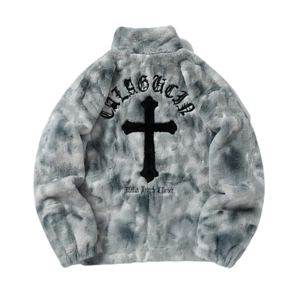 Abrigo con efecto tie dye de High Street