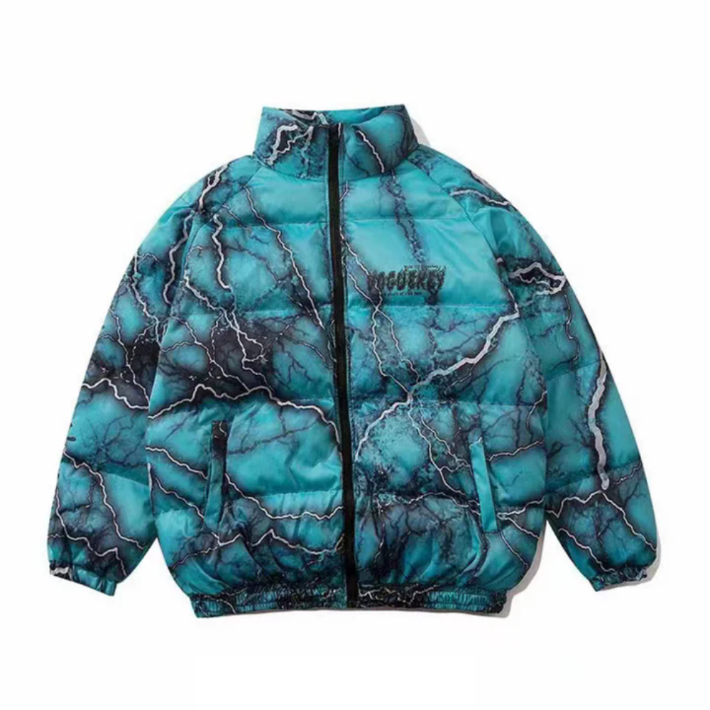 Mantel mit Graffiti-Print von Dark Lightning
