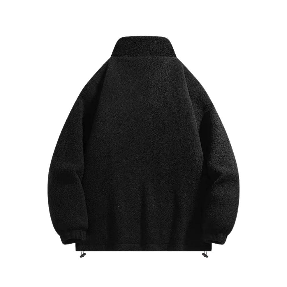 Patchwork Sherpa Coat