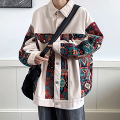 American Spliced Color Pattern Jacket