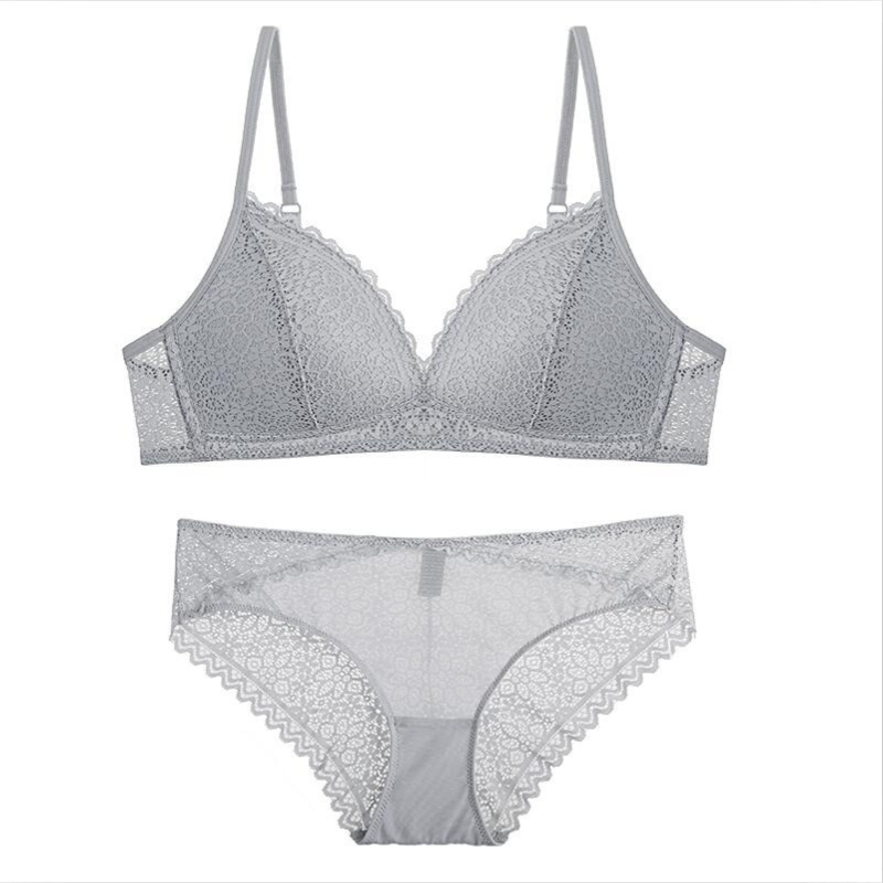 Ultra-Thin Cotton Bralette And Panty Set