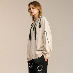 Pullover mit Meteor Fall-Print