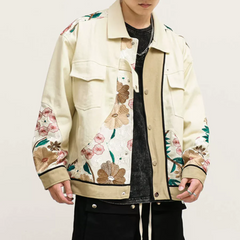 Chaqueta con bordados vintage