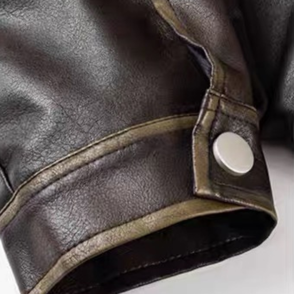 A very practical leather jacket