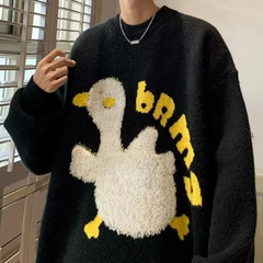 Süßer Pullover mit Ente