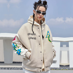 Chaqueta vintage con costuras avanzadas
