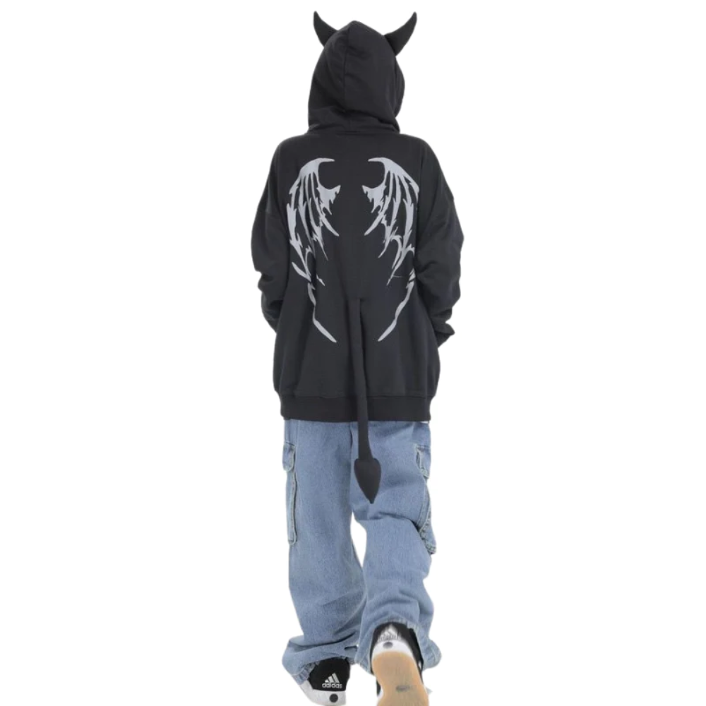 Chaqueta con cremallera High Street Devil