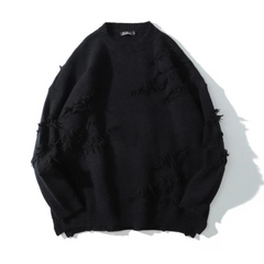 High Street Plain Torn Sweater