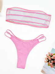 Bikini bandeau sin tirantes