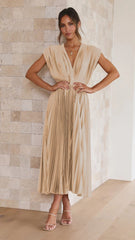 Spring/Sexy Pleated Dress INS Casual Loose Zipper Sleeveless Dress