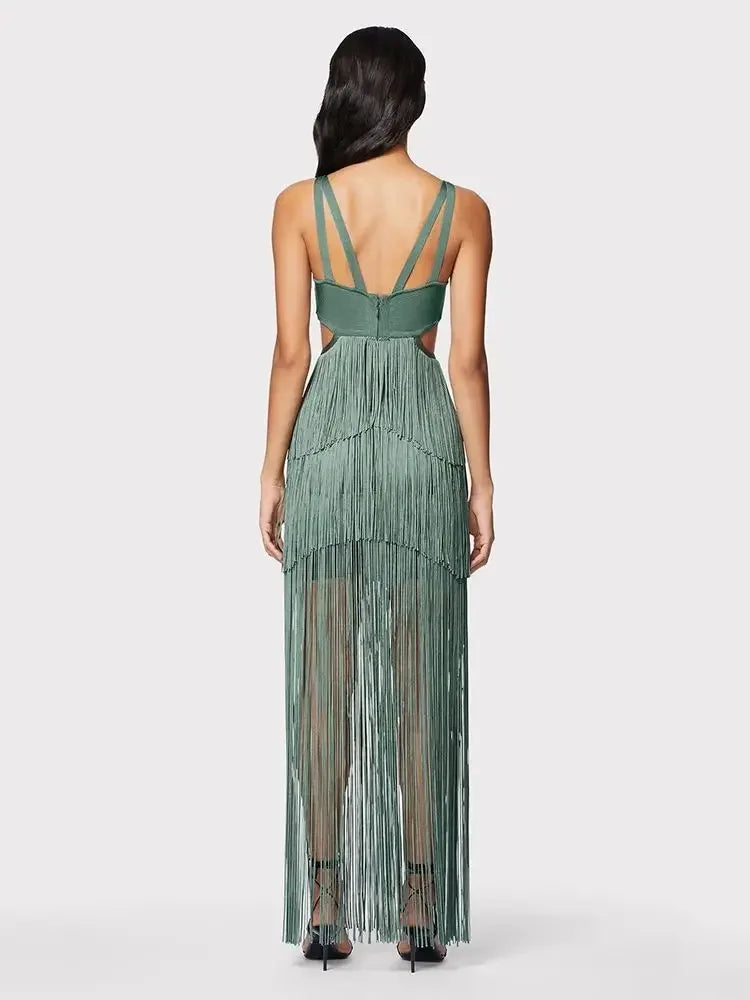Fringe Party Street Women's Dress Banquet Bandage Dress