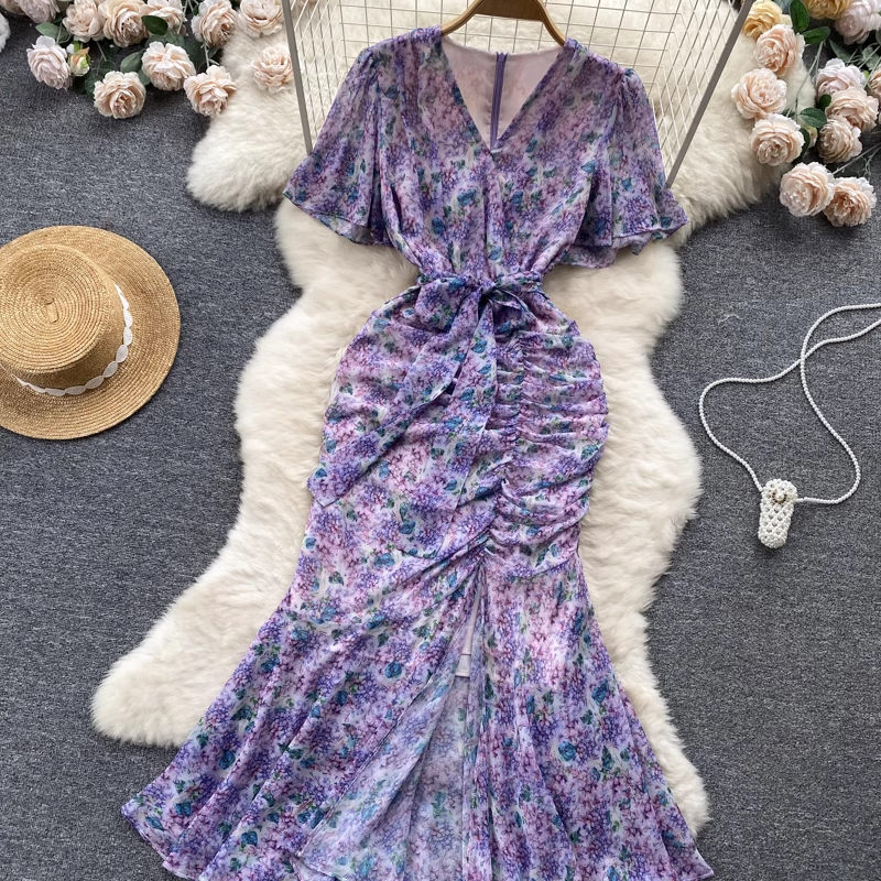 summer floral dress