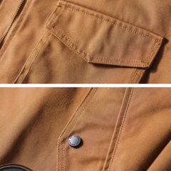 Chaqueta retro con bolsillos