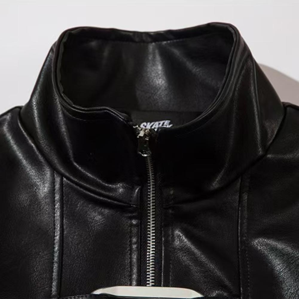 Chaqueta de cuero para dama