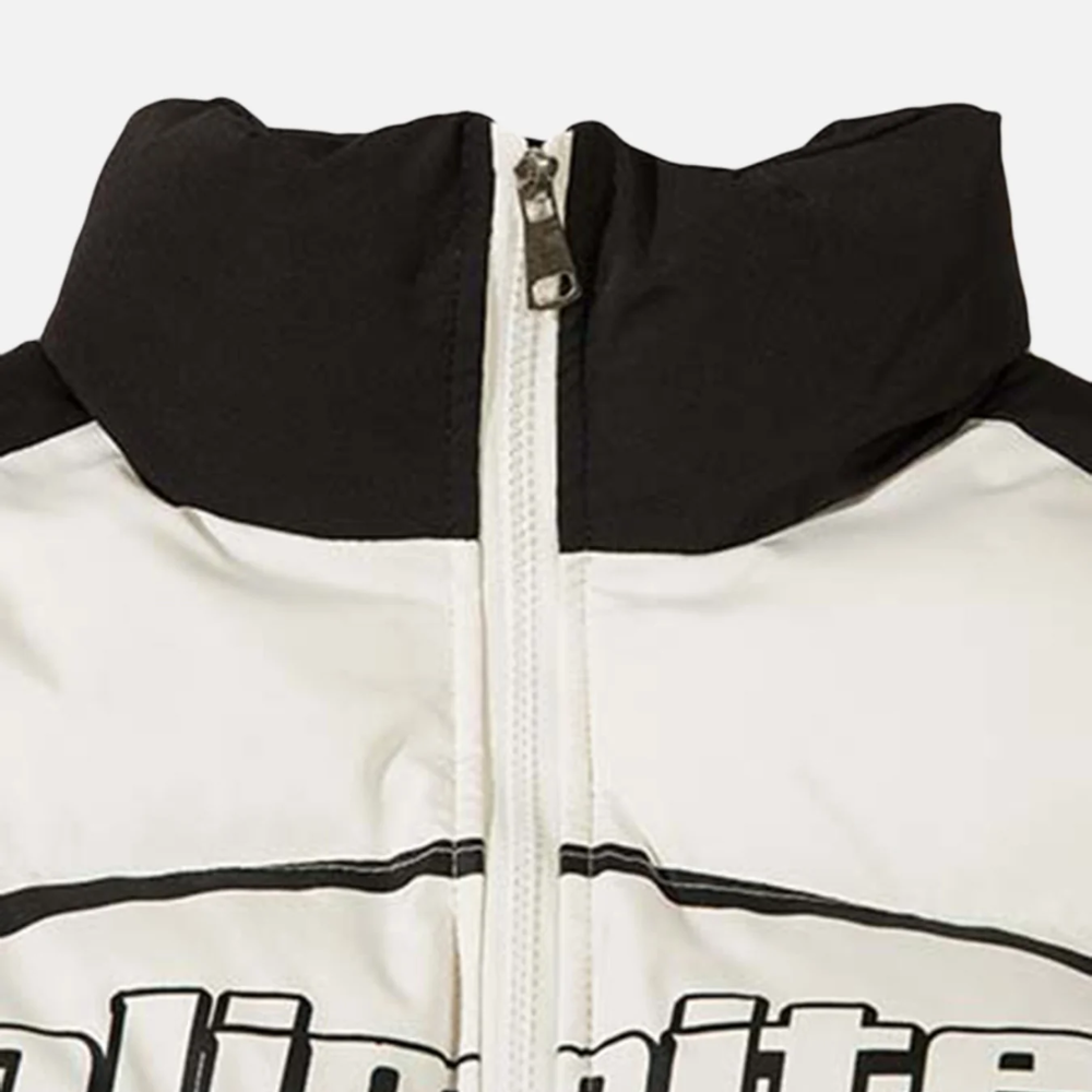 Chaqueta con letras vintage
