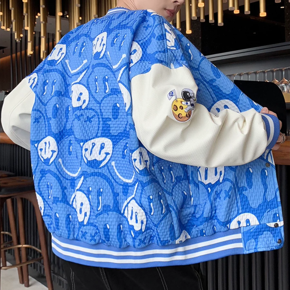 Chaqueta vintage del pequeño diablo sonriente