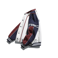 Chaqueta de béisbol vintage de carreras callejeras