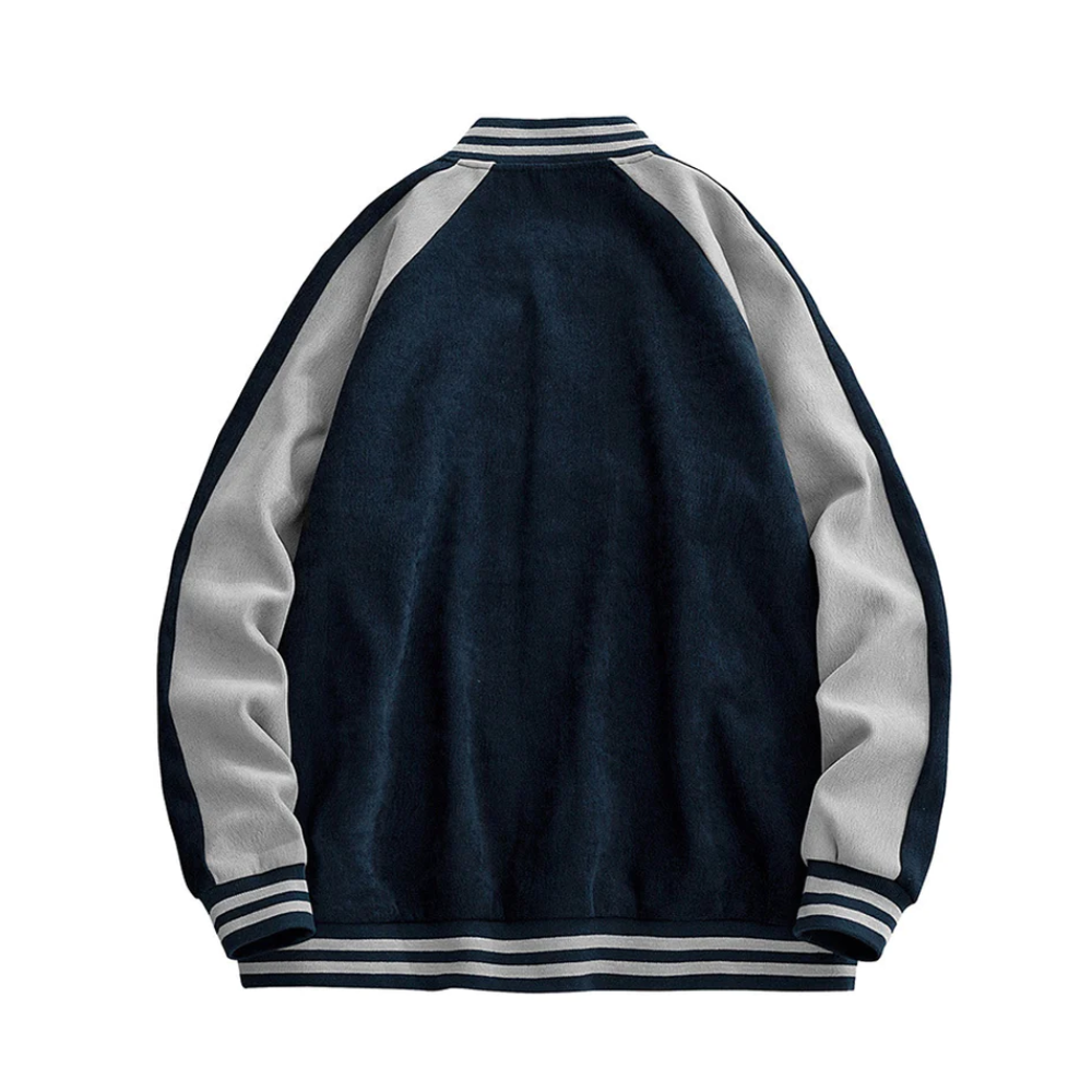 Casual Stitching And Contrasting Colors Jacket