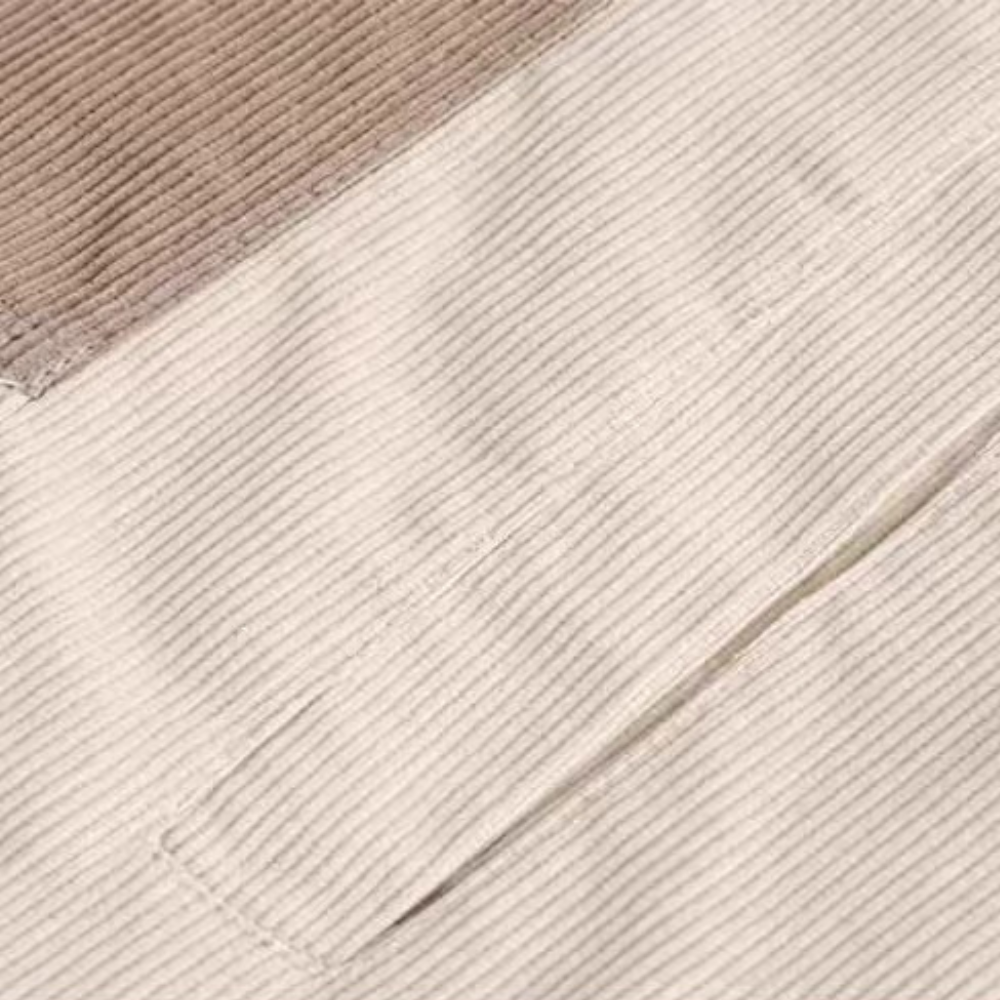 Chaqueta de pana con parches