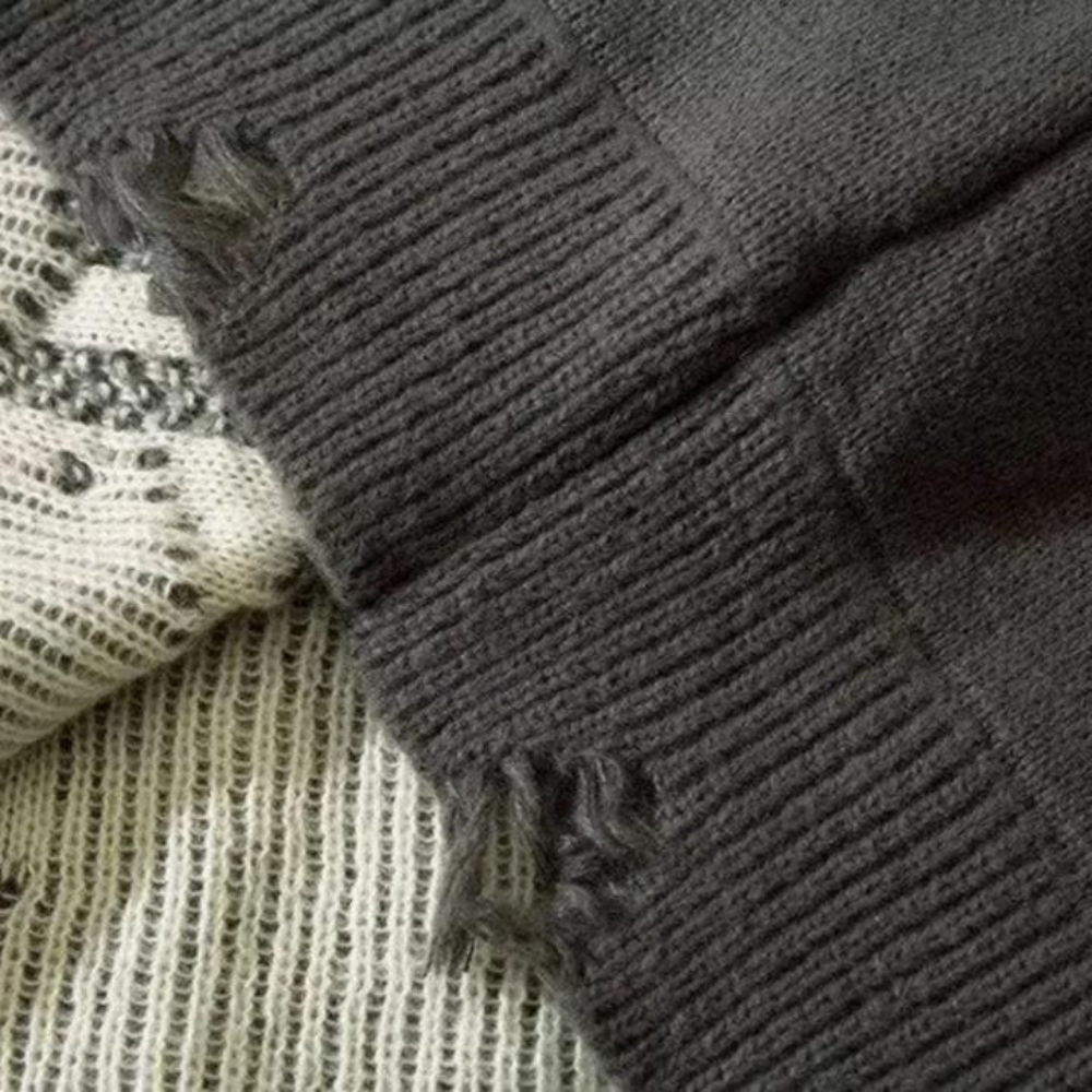 Casual Hollow Hole Stars Sweater