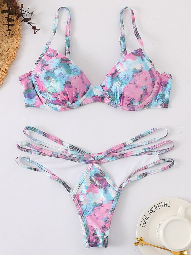 Hollow Out Swimwear Bikini