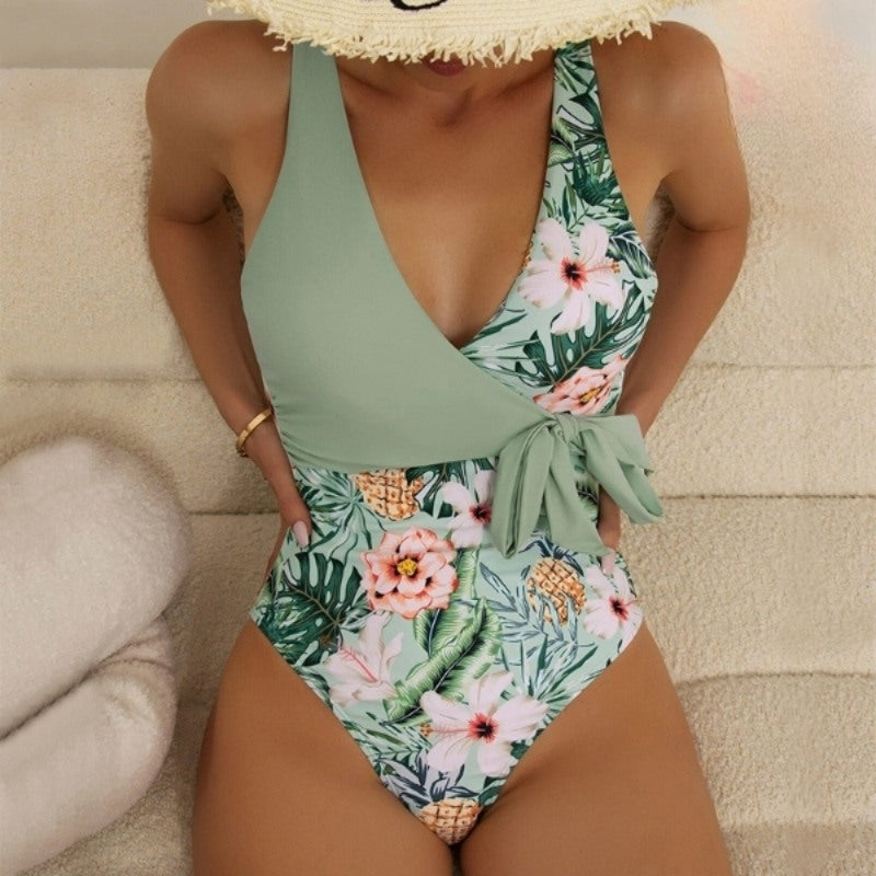 Bedruckter Cover-Bikini für Damen