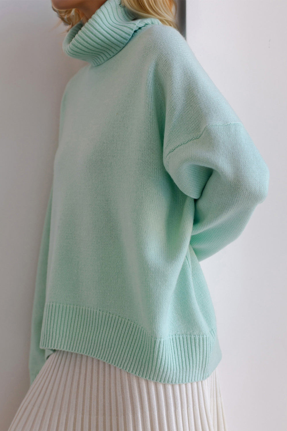 Basic Bae Viscose Turtleneck Sweater