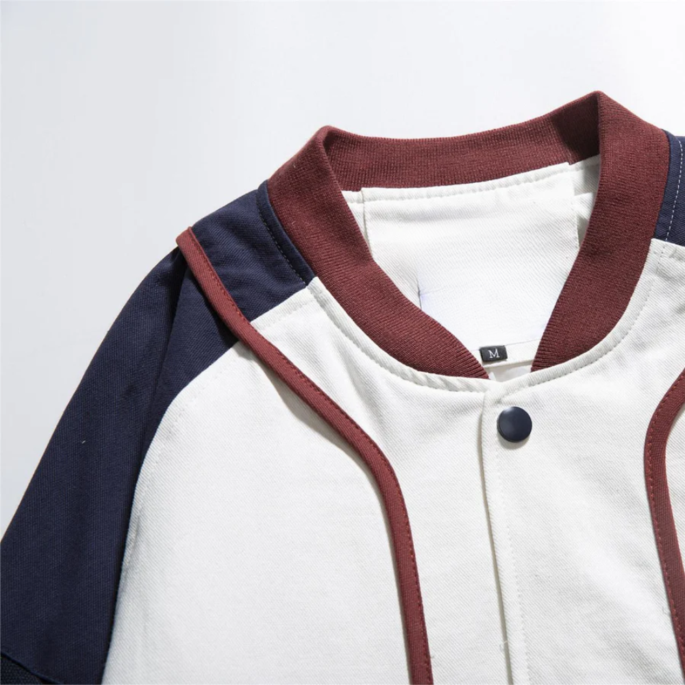 Chaqueta de béisbol vintage de carreras callejeras