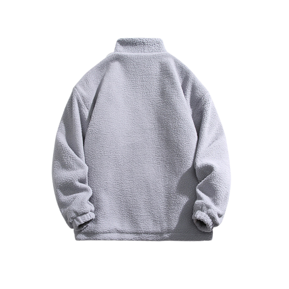 Patchwork Sherpa Coat