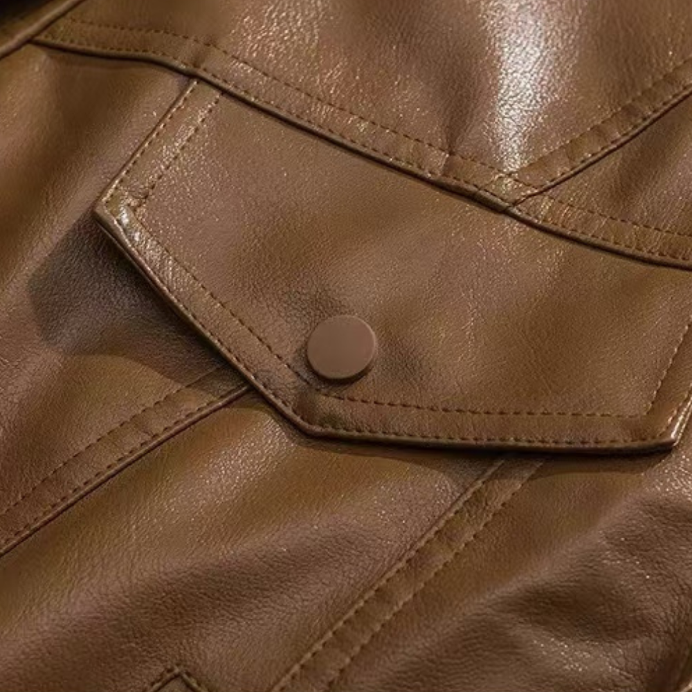 Basic Leather Jacket